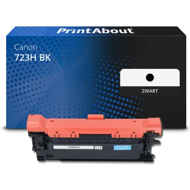 PrintAbout huismerk Toner 723H BK Zwart Hoge capaciteit Geschikt voor Canon
