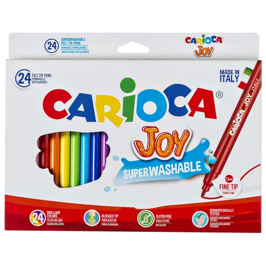 Carioca Viltstift Carioca Joy assorti set à 24 stuks