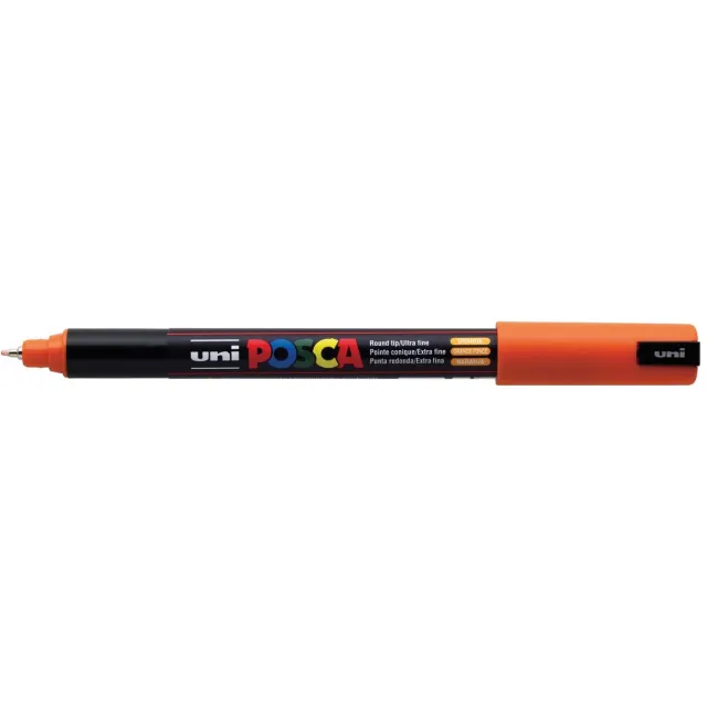Uni POSCA paintmarker PC-1MR, 0,7 mm, donkeroranje