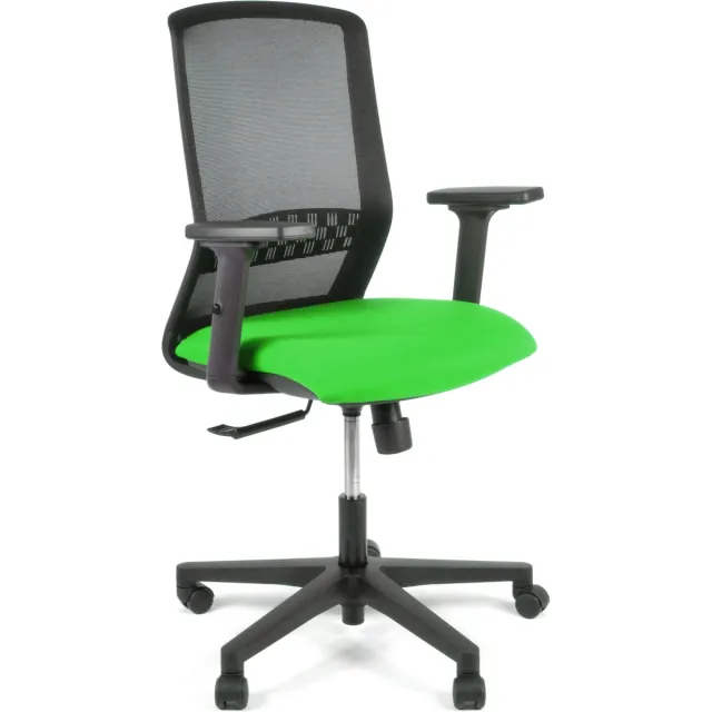 Maxima Linea Tekna 01 - Bureaustoel - Ergonomisch EN1335 - Multi verstelbaar- Zwart/Groen