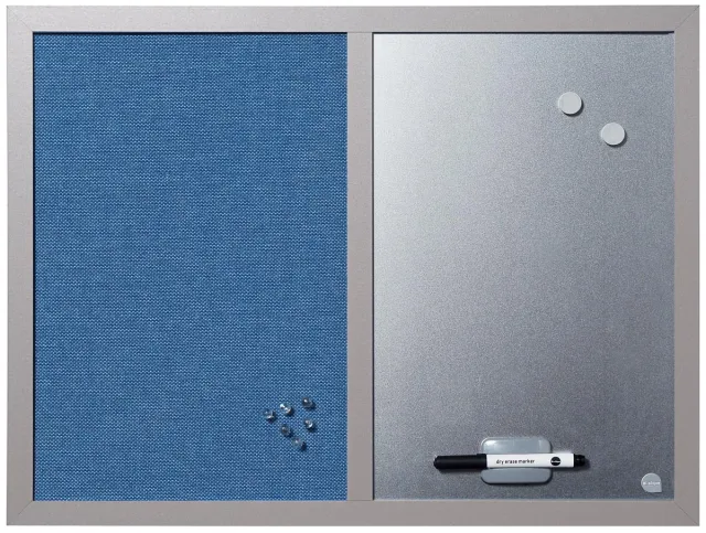 Bi-Office Bisilque Combinatiebord blauw