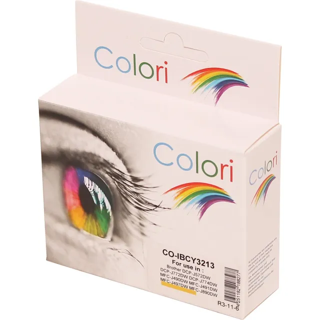 Colori huismerk inkt cartridge geschikt voor Brother LC-3211Y LC-3213Y LC-3211 LC-3213 geel voor Brother DCP-J572DW DCP-J772DW DCP-J774DW MFC-J490DW MFC-J491DW MFC-J497DW MFC-J890DW MFC-J895DW