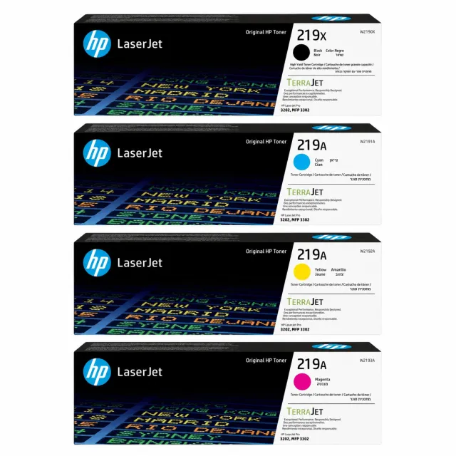 HP 219X - Originele LaserJet Tonercartridges - High Capacity - Black/Cyaan/Magenta/Geel - 4 Pack Kleur