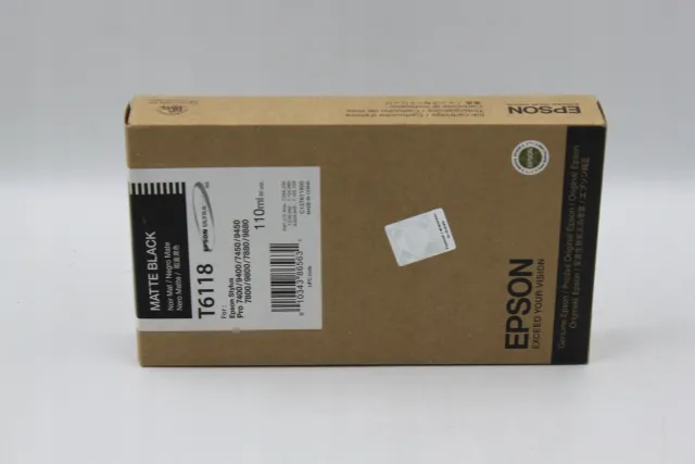 Epson T611800 - Inktcartridge / Foto Mat Zwart