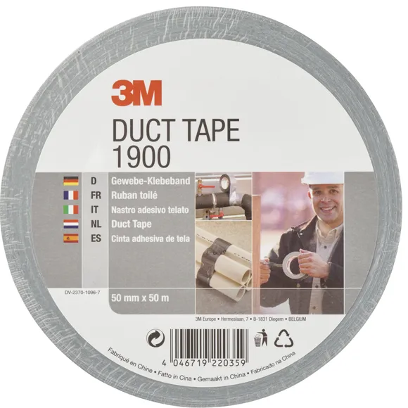 3M Duct tape 3M 1900 50mmx50m zilver