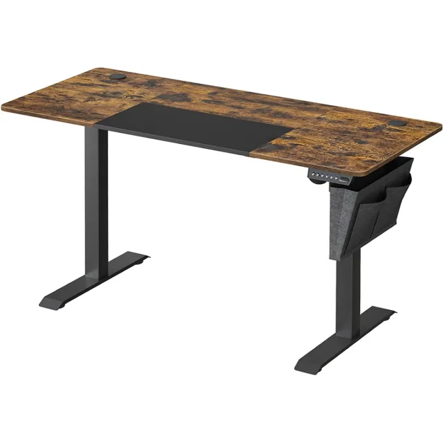 MAZAZU Bureau - Elektrisch verstelbaar - Vintage Bruin - 60x140x72-120