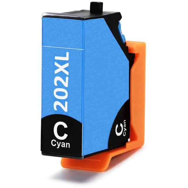 Inktkenners Inktcartridge Geschikt voor Epson 202 / 202XL - 1x Cyaan | Cartridge Geschikt voor Expression Premium XP 6000 - XP 6005 - XP 6100 - XP 6105