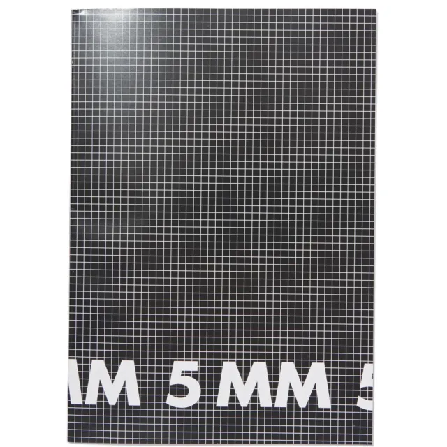 HEMA Schriften A4 - geruit 5 mm - 3 stuks (zwart)