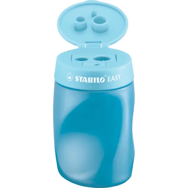 Stabilo EASYsharpener potloodslijper, 2 gaats, voor rechtshandigen, blauw