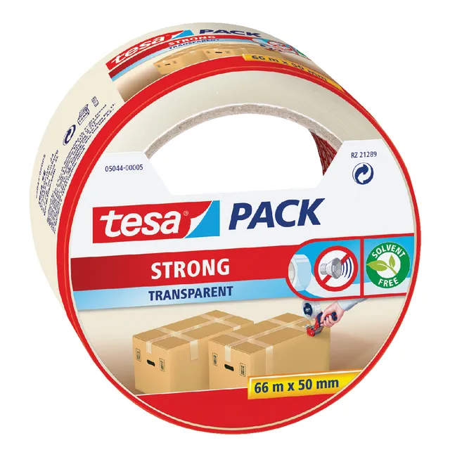 Tesa Verpakkingstape tesapack® Strong 66mx50mm transparant