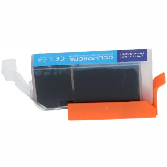 PrintAbout huismerk Inktcartridge CLI-526C Cyaan geschikt voor Canon