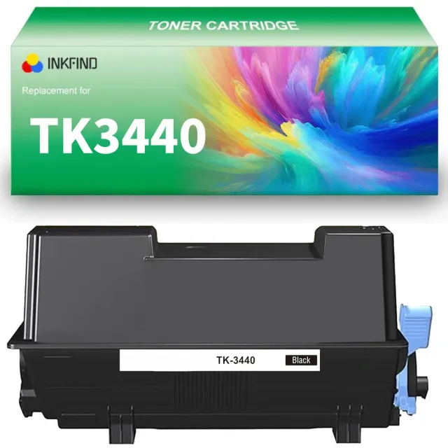 INKFIND TK-3440 Zwart tonercartridge compatibel met Kyocera TK3440 TK-3440 Zwart geschikt voor Kyocera ECOSYS PA6000X/MA6000ifx - 1-pack Zwart Zwart x 1