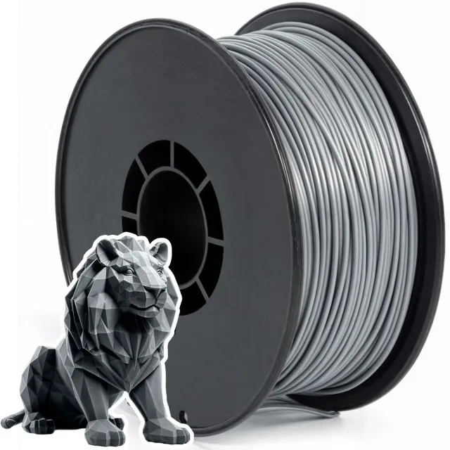 3D&print PLA Filament 1,75mm - 3d Pen Navulling Vullingen Kinderen - Speelgoed 10 Jaar - Zilver - 250 Gram Zilver PLA Filament 1,75mm
