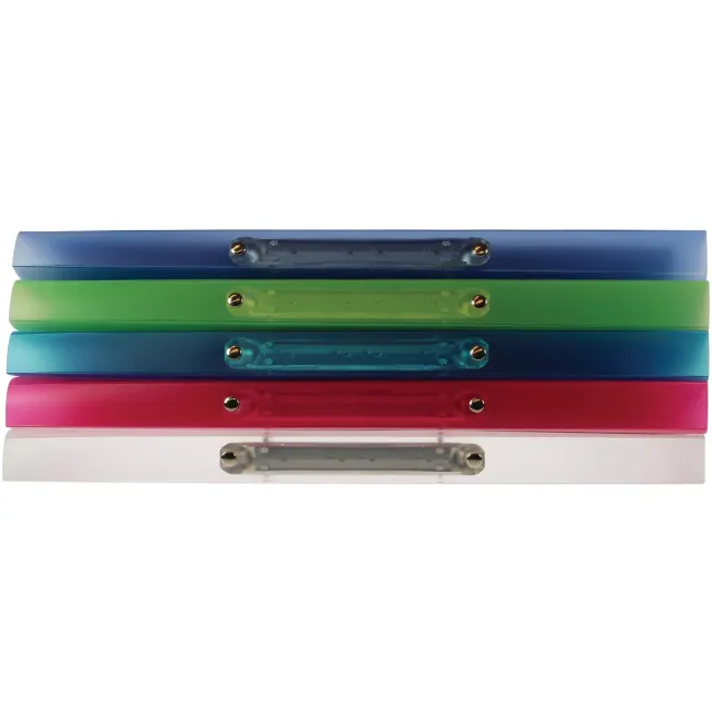 Exacompta Exaclair Personaliseerbare ringmap Kreacover 2 ringen 15 mm, geassorteerde kleuren blauw
