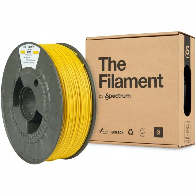 Spectrum Filaments The Filament by Spectrum PET-G Sorbet Geel 1 kg Filament Yellow