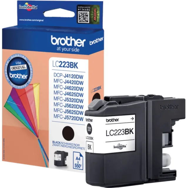 Brother LC-223BK inktcartridge, zwart
