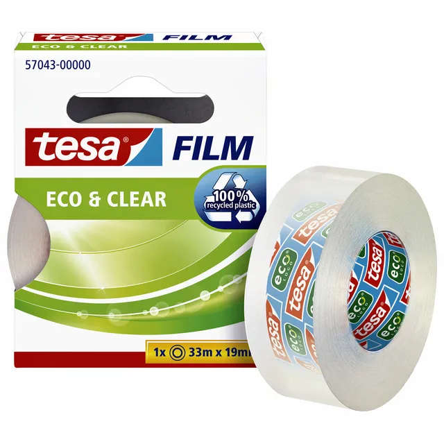 Tesa Plakband tesafilm® Eco & Clear 33mx19mm transparant