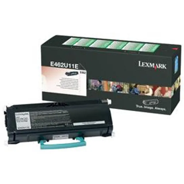 Lexmark E462 tonercartridge zwart extra high capacity 18.000 pagina's 1-pack return program