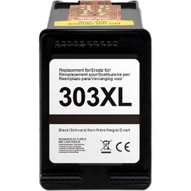 Inktkenners Inktcartridge Zwart Geschikt voor HP 303 / 303XL | Geschikt voor ENVY Photo 6220 - 6222 - 6230 - 6230 - 6232 - 6552 - 6255 - 6258 - 7120 - 7130 - 7132 - 7134 - 7155 - 7158 - 7164 - 7820 - 7822 - 7830 - 7855 - 7858 - 7864 Zwart (20ml)
