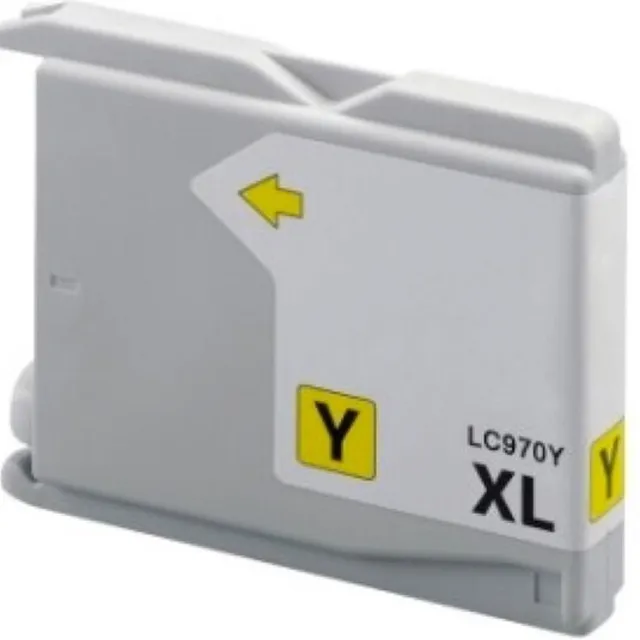 Inktkeuze LC-970 XL Geel - Huismerk inktcartridge compatible met Brother DCP 130C \ DCP 330C \ DCP 350C \ DCP 357C \ DCP 540CN \ DCP 560CN \ DCP 750CW \ DCP 770CW \ MFC 240C \ MFC 3360C \ MFC 440CN \ MFC 465CN \ MFC 5460CN \ MFC 5860CN \ MFC 660CN