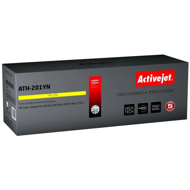 ActiveJet Toner Activejet ATH-201YN (replacement HP 201A CF402A; Supreme; 1 400 pages; Yellow) Magenta