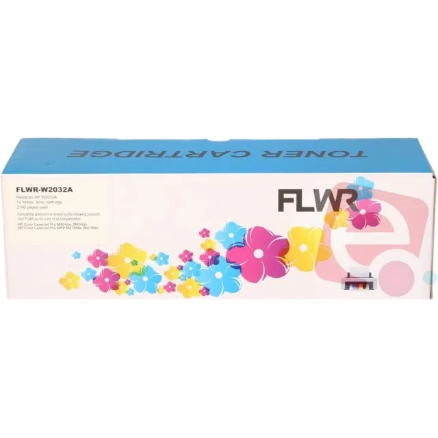 FLWR Toners / HP 415A / geel / Geschikt voor HP