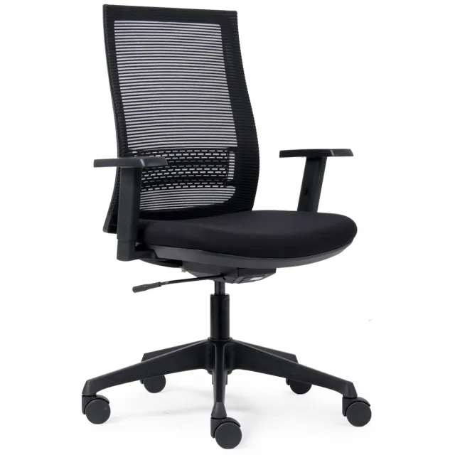 Euroseats Canillo bureaustoel mesh zwart