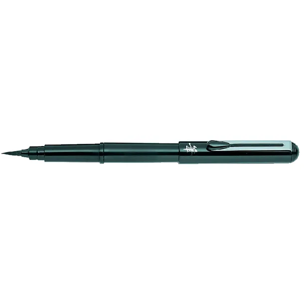 Pentel Pocketbrush Pentel XGFKP/FP10 zwart inclusief 2 patronen in blister