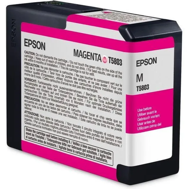 Epson T580A - Inktcartridge / Licht Magenta