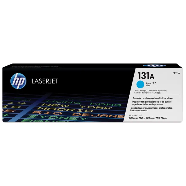 Hp toner 131A, 1 800 pagina's, OEM CF211A, cyaan