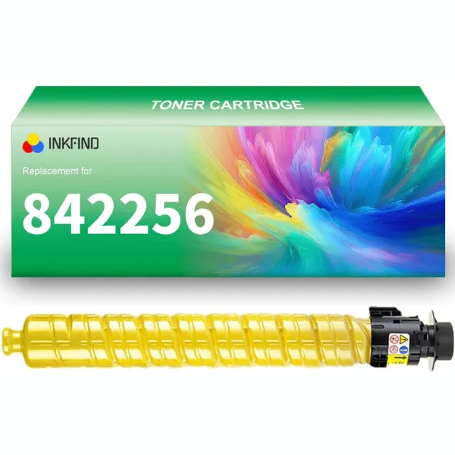 INKFIND 842256 Geel tonercartridge compatibel met Ricoh 842256 Geel geschikt voor Ricoh IM C3000 Ricoh IM C3500 - 1-pack Geel Geel x 1