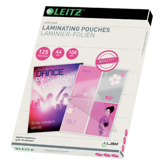 Leitz Lamineerhoes Leitz iLAM A4 2x125micron EVA 100 stuks
