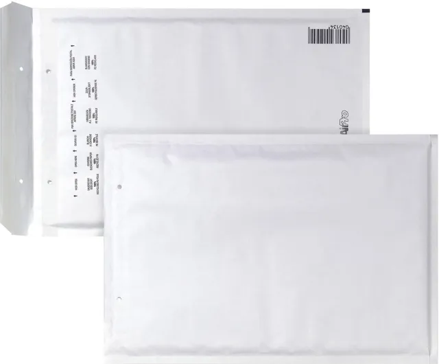 Airpro Bong AirPro luchtkussenenveloppen, ft 220 x 340 mm, met stripsluiting, doos van 100 stuks, wit