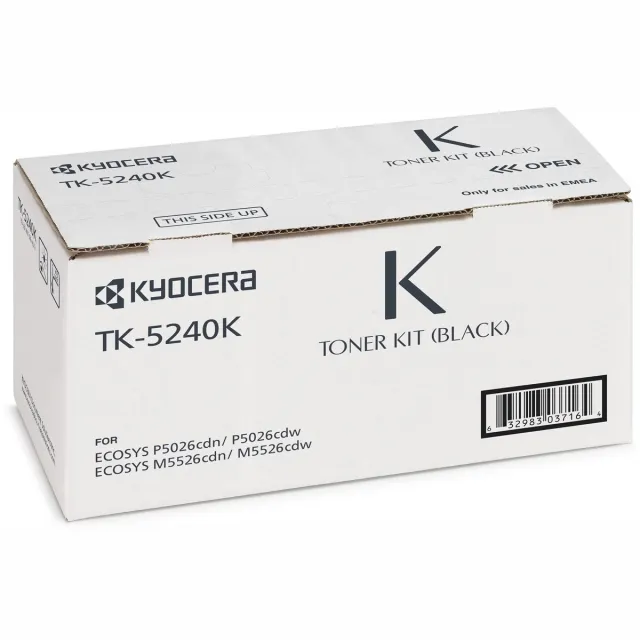 Kyocera TK-5240K - Tonercartridge - 1 stuk - Origineel - Zwart