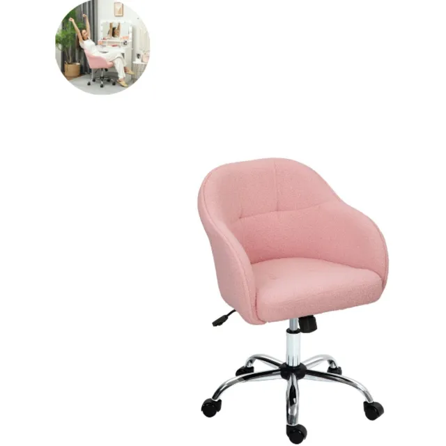 GranMaison Teddy stoel - Fauteuil - Relaxzetel - Relaxstoel - Relaxfauteuil - Stoel - Met armleuning - Voor één Persoon - Roze