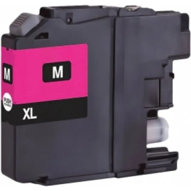 Inktkeuze LC-12E XL Cartridge Magenta - Huismerk inktcartridge compatible met Brother MFC J6925DW