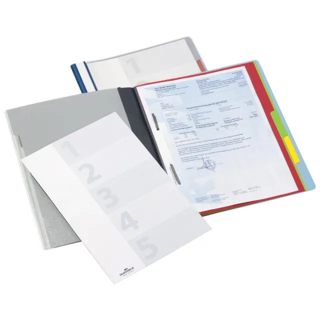 Durable organisatiehechtmap Divisoflex blauw