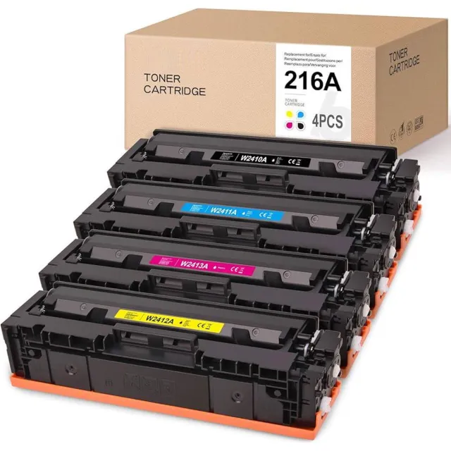 WeCare 4-pack | Huismerk toner geschikt voor HP 216A W2410A - W2413A (MET CHIP) voor HP Color Laserjet Pro M155 MFP M182 M182n M182nw M183 M183fw Multipack 4 toners
