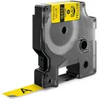 Dymo Huismerk DYMO Rhino 18432/S0718450 Labeltape 12mm Zwart op Geel