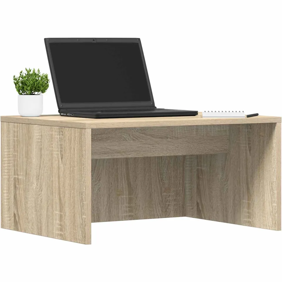 vidaXL Wandbureau Sonoma Eiken Bewerkt hout 60 x 45 x 30 cm Bruin