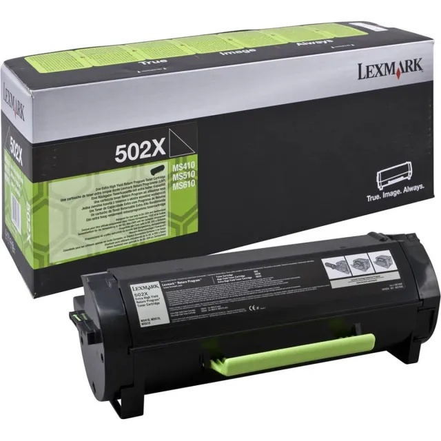 Lexmark 502XE tonercartridge Zwart