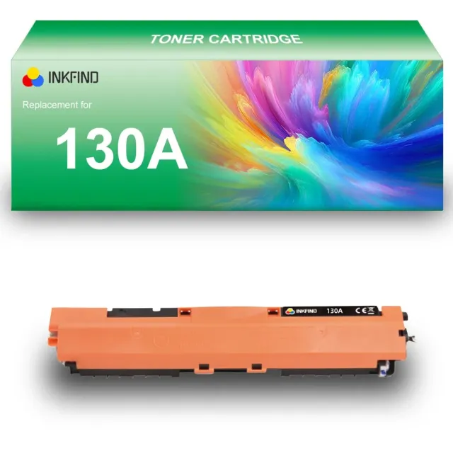 INKFIND 130A (CF350A) Zwart tonercartridge compatibel met HP 130A (CF350A) tonercartridge Zwart - 1-pack Zwart Zwart x 1