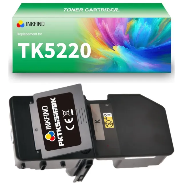 INKFIND TK5220 Zwart tonercartridge compatibel met Kyocera TK5220 TK-5220 Zwart toner cartridge - 1-pack Zwart
