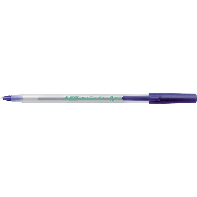 Bic Balpen Bic Ecolutions round stic medium blauw