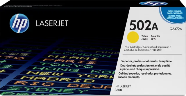 HP 502A - Tonercartridge / Geel