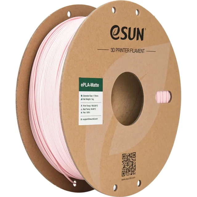 ESUN PLA-Matte Perzik roze mat / Peach pink 1 kg - 1.75mm - 3D printer filament