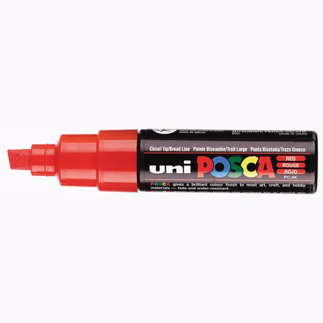 Uni POSCA paintmarker PC-8K, 8 mm, rood