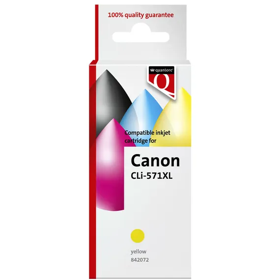 Quantore Inktcartridge Quantore alternatief tbv Canon CLI-571XL geel