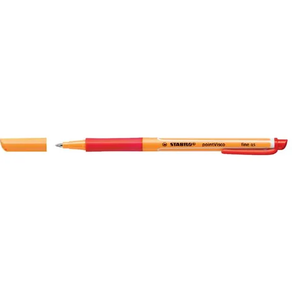 Stabilo Rollerpen STABILO PointVisco 1099/40 fijn rood