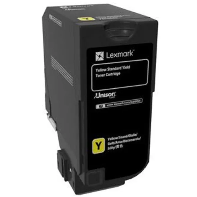 Lexmark CS720 tonercartridge 1 stuk(s) Origineel Geel Yellow